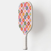 Kleurrijk Retro Bloemendesign Pickleball Paddle (Links)