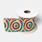 Kleurrijk retro cirkelvormig lint (Spoel)