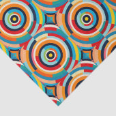 Kleurrijk retro cirkelvormig papier (Detail)