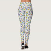 Kleurrijk Retro Disco Patroon Leggings (Achterkant)