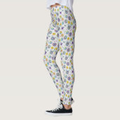 Kleurrijk Retro Disco Patroon Leggings (Links)