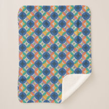 kleurrijk retro geometrisch patroon