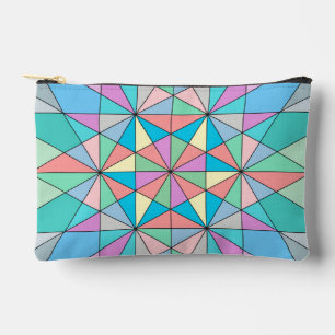 Kleurrijk retro Pastel Mozaïek Driehoek Ster Patro Etui