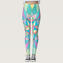 Kleurrijk retro Pastel Mozaïek Driehoek Ster Patro