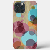Kleurrijk Retro Polka doet een kunstpatroon op kun Case-Mate iPhone Case (Achterkant)
