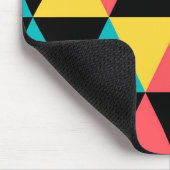 Kleurrijk, retroflectief, prachtig geometrisch pat muismat (Hoek)