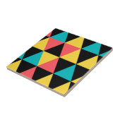 Kleurrijk, retroflectief, prachtig geometrisch pat tegeltje (Zijkant)