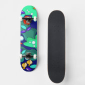 Kleurrijk Rif Vissen Skateboard Dek (Voorkant)