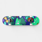 Kleurrijk Rif Vissen Skateboard Dek (Horizontaal)