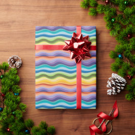 Kleurrijk rimpelpatroon 2 cadeaupapier