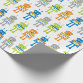 Kleurrijk robots, verpakt papier (Hoek)