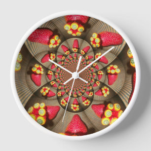 Kleurrijk Rode Delight: Aardbeien Kaleidoscoop Kun