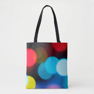 kleurrijk (rode hemelartische en gele kleur), wazi tote bag