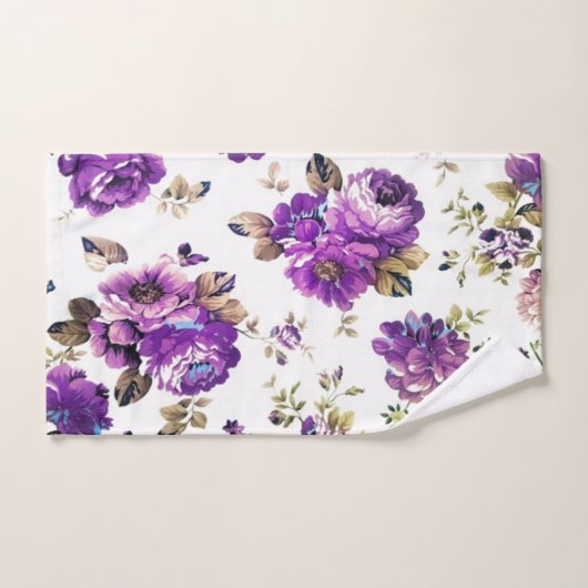 Kleurrijk, Romantisch, Floral Pattern Bad Handdoek (Handdoek)