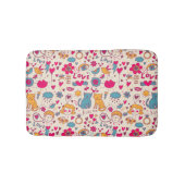 Kleurrijk romantisch patroon badmat (Voorkant)