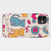 Kleurrijk romantisch patroon Case-Mate iPhone case (Achterkant (horizontaal))