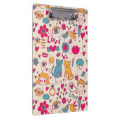 Kleurrijk romantisch patroon klembord (Rechts)