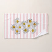 Kleurrijk, Romantisch, Stripes, Flowers Bad Handdoek (Handdoek)