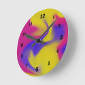 kleurrijk ronde klok (Hoek)