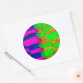 kleurrijk ronde sticker (Envelop)