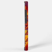 Kleurrijk rood, Paars en geel fractal Samsung Galaxy Hoesje (Rechterkant)