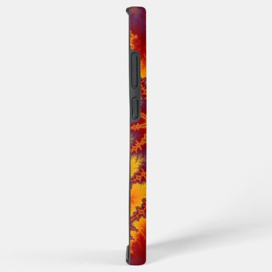 Kleurrijk rood, Paars en geel fractal Samsung Galaxy Hoesje (Rechterkant)