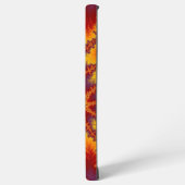 Kleurrijk rood, Paars en geel fractal Samsung Galaxy Hoesje (Linkerkant)