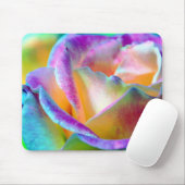 Kleurrijk Roos Mousepad Muismat (Met muis)