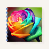 Kleurrijk Roos Notitieboek (Voorkant)