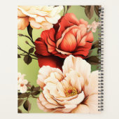 Kleurrijk  Roos Planner (Achterkant)