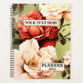 Kleurrijk  Roos Planner (Voorkant)
