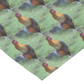 Kleurrijk rooster - dierenpatroon korte tafelloper (Hoek)