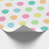 Kleurrijk roosterpatroon cadeaupapier (Hoek)