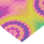 Kleurrijk roovy retro dye patroon korte tafelloper (Hoek)