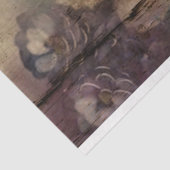 Kleurrijk Rose Boeket Geschilderd op Rustiek Hout Tissuepapier (Detail)