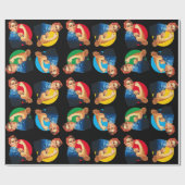 Kleurrijk ROSIE RIVETER Afdrukpapier Cadeaupapier (Vlak)