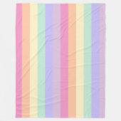 Kleurrijk Roze Blauw Groen Paarse Geel Sinaasappel Fleece Deken (Voorkant)