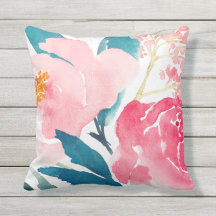 Kleurrijk roze en turquoise geschilderd buiten acc