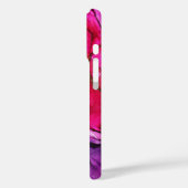 Kleurrijk, Roze, Paarse gemarmerd Case-Mate iPhone Case (Achterkant / Links)