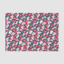 Kleurrijk Roze Rood Wit Leuke Bloemmotief