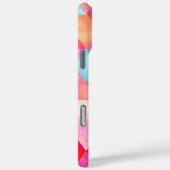 Kleurrijk roze Waterverf driehoekspatroon Case-Mate iPhone Case (Achterkant / Rechts)