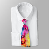 Kleurrijk Rozen Stropdas (Gebonden)