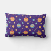 Kleurrijk ruimtepatroon met planeten, sterren kussen (Achterkant)