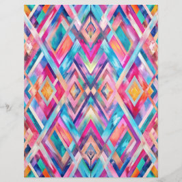 Kleurrijk ruitpatroon abstract plakboek papier