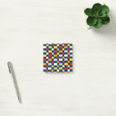 Kleurrijk Schaakbord Patroon Post-it® Notes (Kantoor)