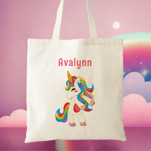 Kleurrijk Schattig Modern Meisjes Kinderen Trendy Tote Bag