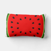 Kleurrijk schattig watermeloen rood decoratief kin kussen (Achterkant)