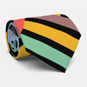 Kleurrijk Schattige geometrisch patroon Stropdas (Opgerold)