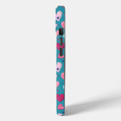Kleurrijk Schattige hartpatroon Case-Mate iPhone Case (Achterkant / Links)