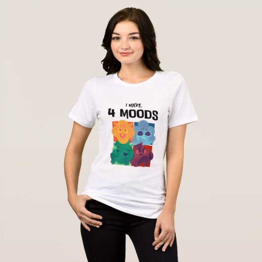Kleurrijk Schattige Monster Cartoon T-shirt ontwer (Voorkant volledig)